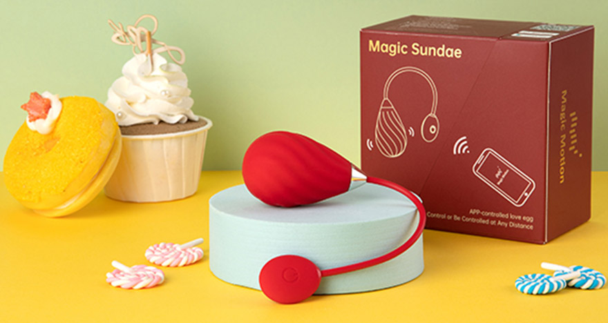 Smart vibračné vajíčko Magic Motion Sundae